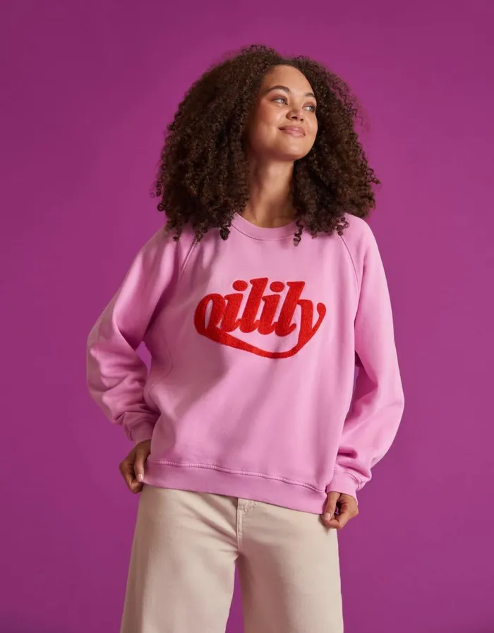 Oilily Sweaters and Hoodies Women Homerun Sweater Orchid Oilily Sweaters and Hoodies Women Homerun Sweater Orchid
