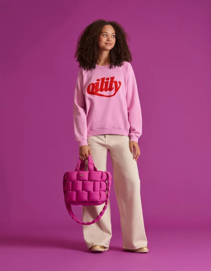 Oilily Sweaters and Hoodies Women Homerun Sweater Orchid Oilily Sweaters and Hoodies Women Homerun Sweater Orchid