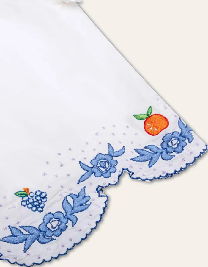 Oilily TShirts and Tops Girls Bazar Blouse Turtle Dove Oilily TShirts and Tops Girls Bazar Blouse Turtle Dove