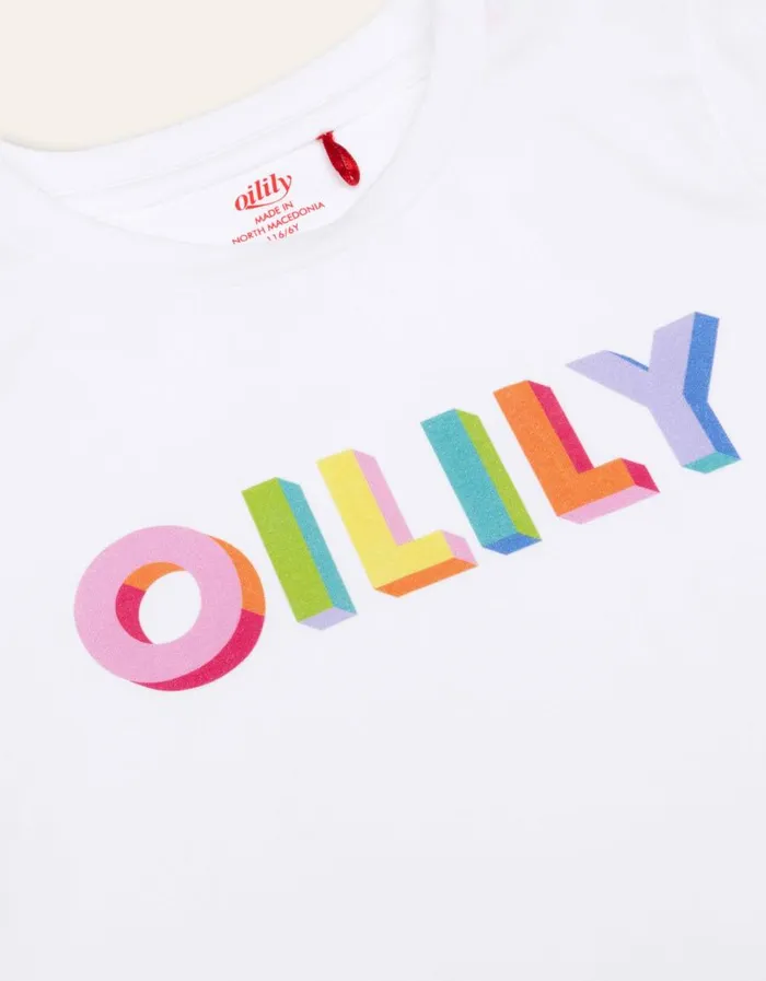Oilily TShirts and Tops Girls Tak TShirt Bright White