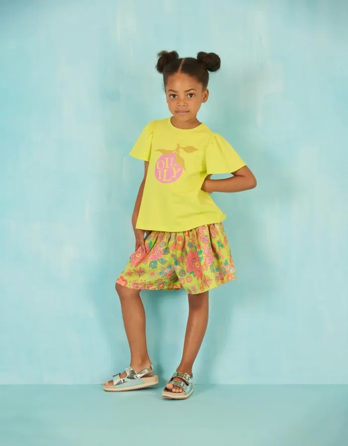 Oilily TShirts and Tops Girls Thrive TShirt Limeade