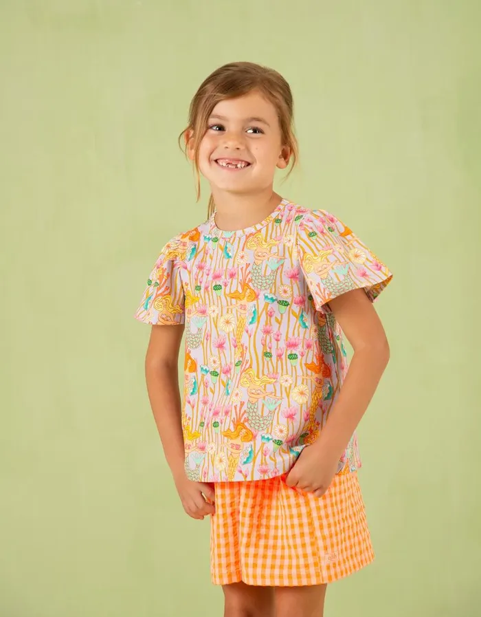 Oilily TShirts and Tops Girls Thrive TShirt Lotus Mermaids