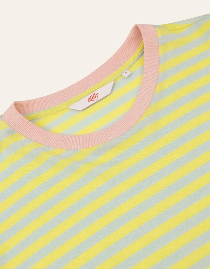 Oilily TShirts and Tops Women Titan Stripe TShirt Surf Spray