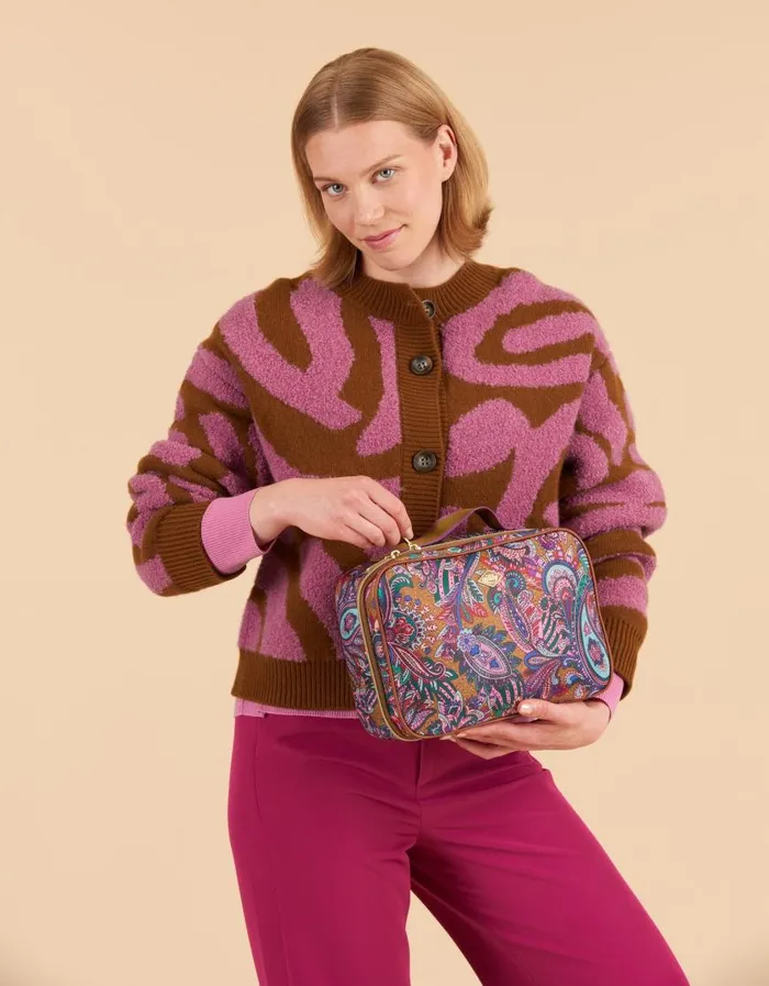 Oilily Toiletry Bags Women Cara Travel Kit With Hook Everly Paisleyplantation