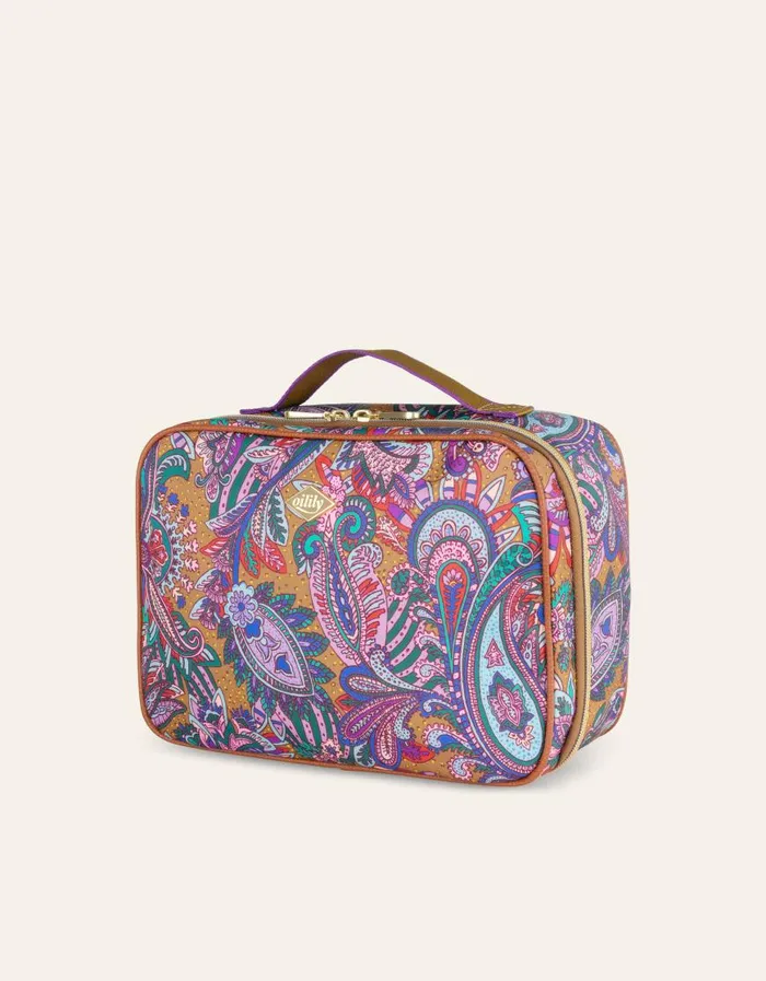 Oilily Toiletry Bags Women Cara Travel Kit With Hook Everly Paisleyplantation