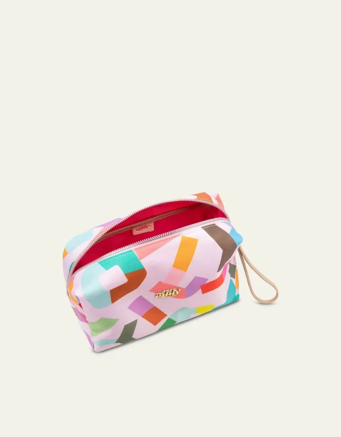 Oilily Toiletry Bags Women Puck Pouch Bold Fontlilac Snow