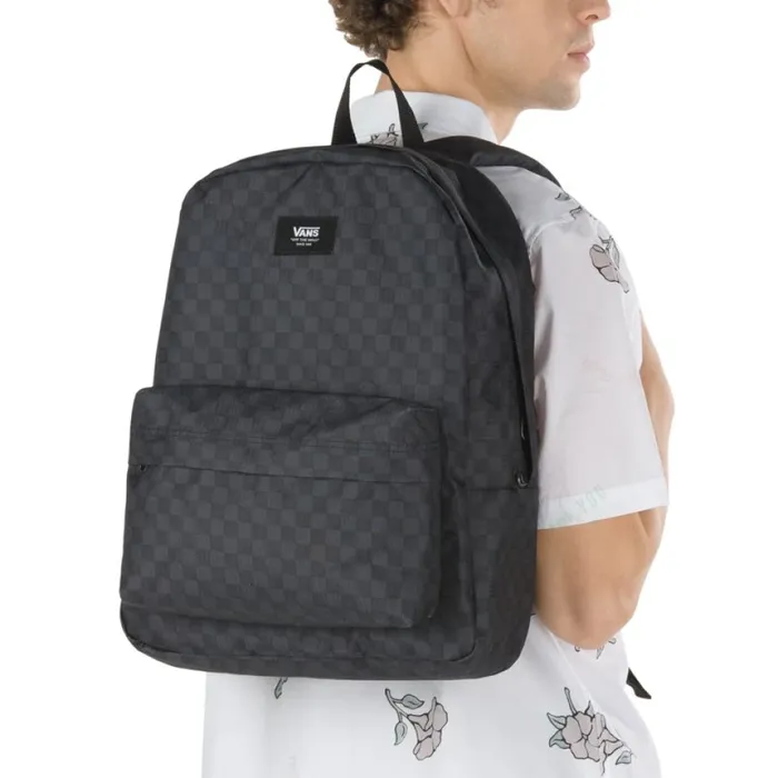 Old Skool Checkerboard Backpack BlackCharcoal MenWomen Backpacks and Bags Vans Old Skool Checkerboard Backpack BlackCharcoal MenWomen Backpacks and Bags Vans