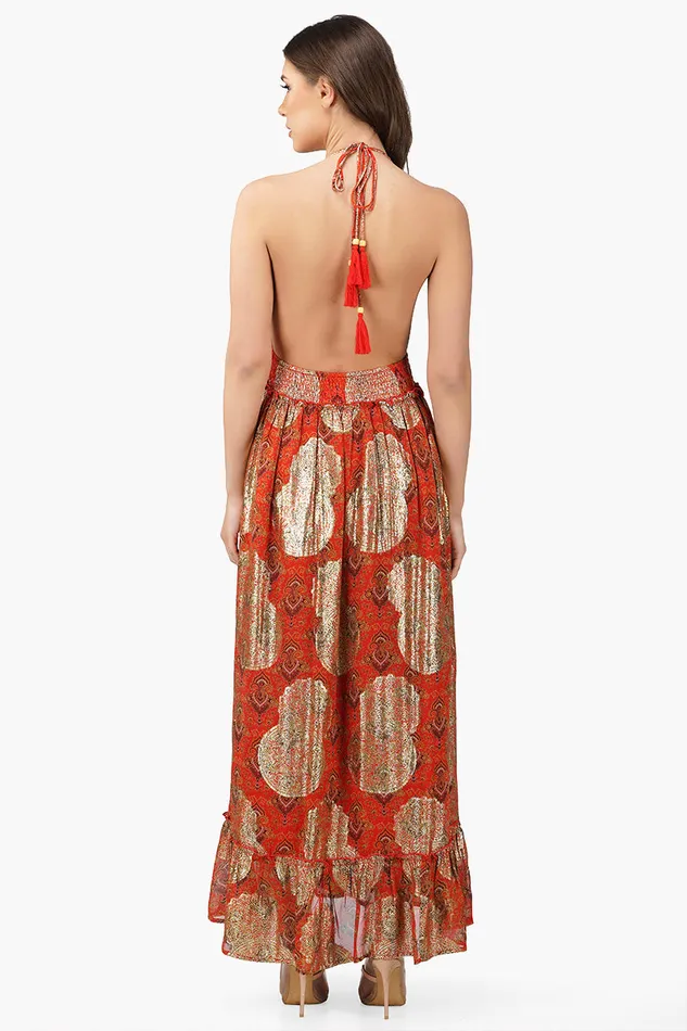 Omnia Halter Dress with Tiers Omnia Halter Dress with Tiers