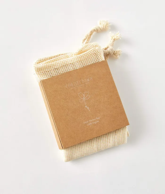 Organic Mesh Produce Bags Set of 3