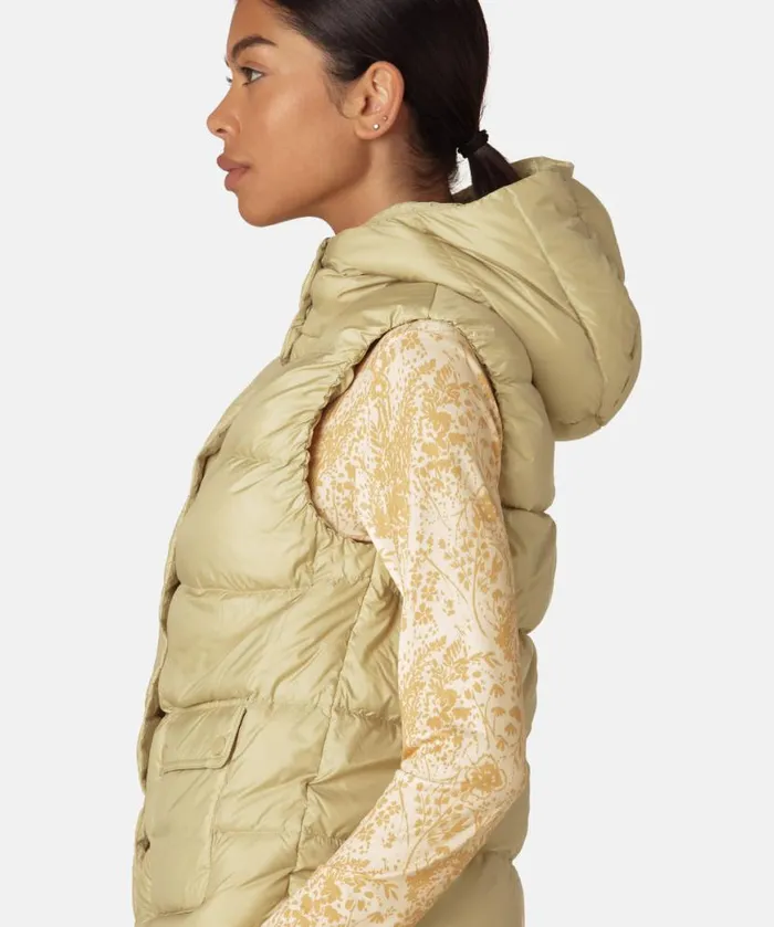 Outerwear Ilse Jacobsen All Jackets And Coats Down Vest 8211 Olive Grass
