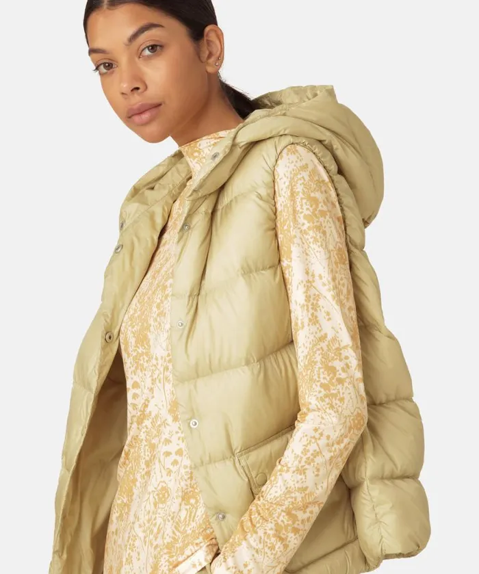 Outerwear Ilse Jacobsen All Jackets And Coats Down Vest 8211 Olive Grass