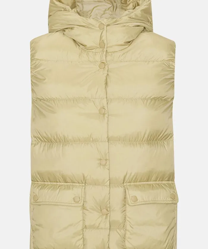 Outerwear Ilse Jacobsen All Jackets And Coats Down Vest 8211 Olive Grass