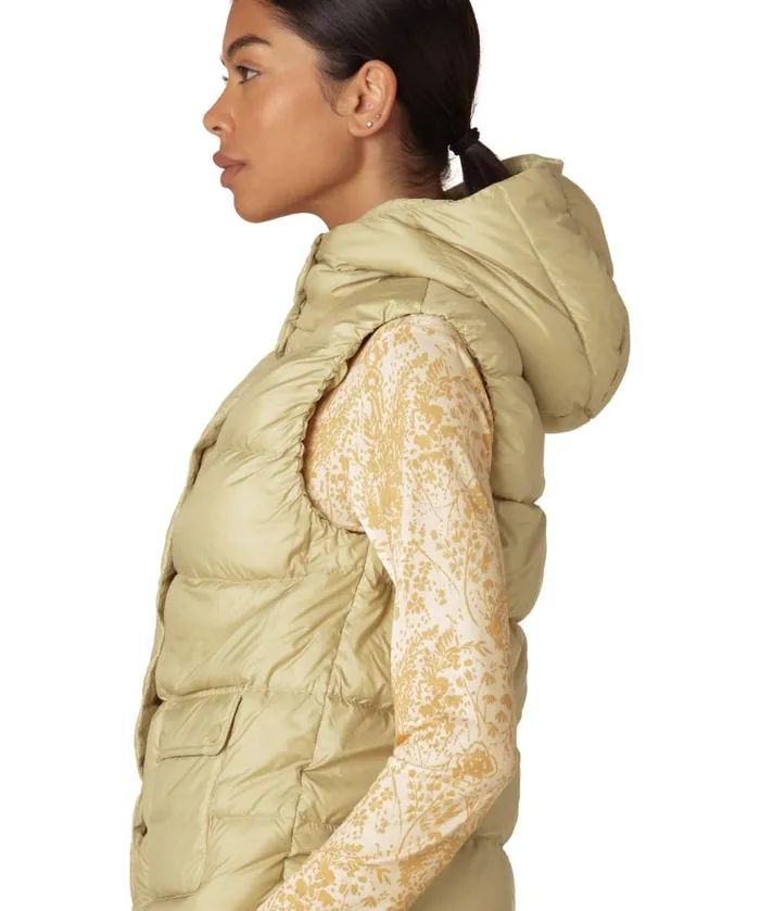 Outerwear Ilse Jacobsen All Jackets And Coats Down Vest 8211 Olive Grass