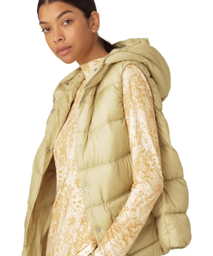 Outerwear Ilse Jacobsen All Jackets And Coats Down Vest 8211 Olive Grass