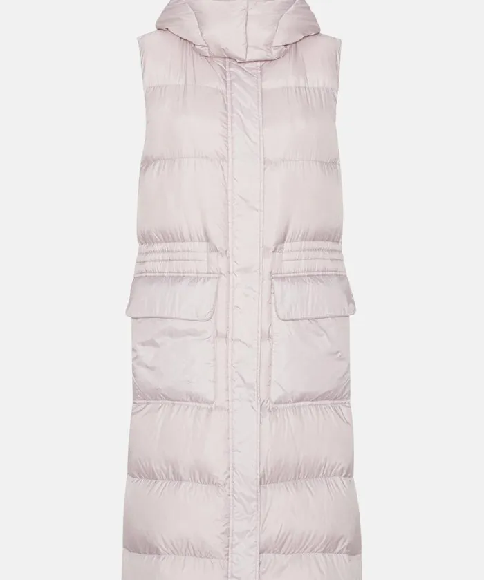Outerwear Ilse Jacobsen All Jackets And Coats Long Down Vest 8211 Concrete