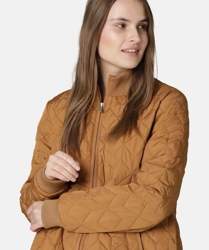 Outerwear Ilse Jacobsen All Jackets And Coats Padded Quilt Coat 8211 Cashew