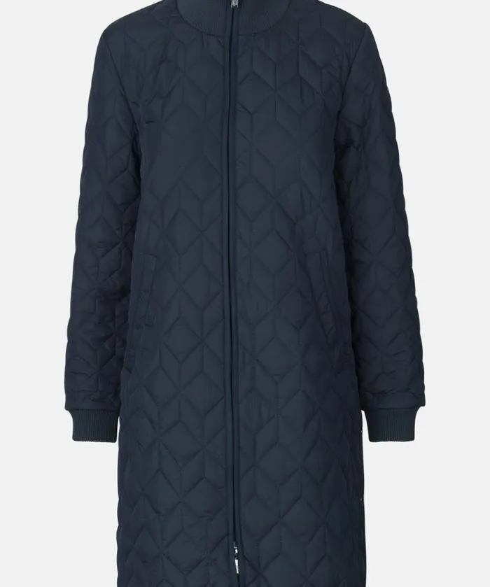 Outerwear Ilse Jacobsen All Jackets And Coats Padded Quilt Coat 8211 Dark Indigo Outerwear Ilse Jacobsen All Jackets And Coats Padded Quilt Coat 8211 Dark Indigo