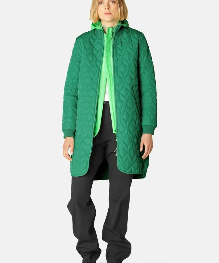 Outerwear Ilse Jacobsen All Jackets And Coats Padded Quilt Coat 8211 Sea Plant Outerwear Ilse Jacobsen All Jackets And Coats Padded Quilt Coat 8211 Sea Plant