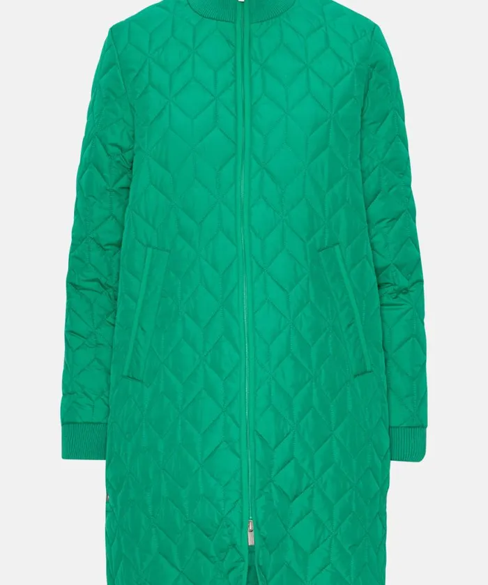 Outerwear Ilse Jacobsen All Jackets And Coats Padded Quilt Coat 8211 Sea Plant
