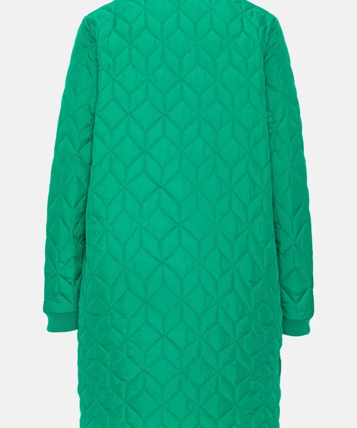 Outerwear Ilse Jacobsen All Jackets And Coats Padded Quilt Coat 8211 Sea Plant