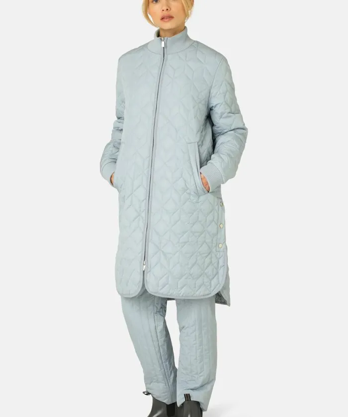 Outerwear Ilse Jacobsen All Jackets And Coats Quilt Coat 8211 Pale Petroleum