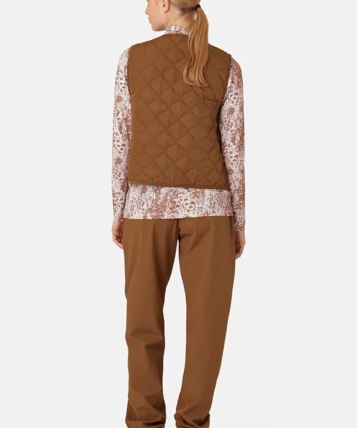 Outerwear Ilse Jacobsen All Jackets And Coats Quilt Vest 8211 Walnut