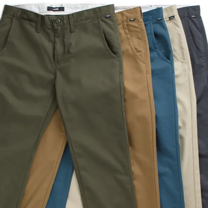 Pants and Denim Men Authentic Chino Stretch Pant Eucalyptus Vans Pants and Denim Men Authentic Chino Stretch Pant Eucalyptus Vans