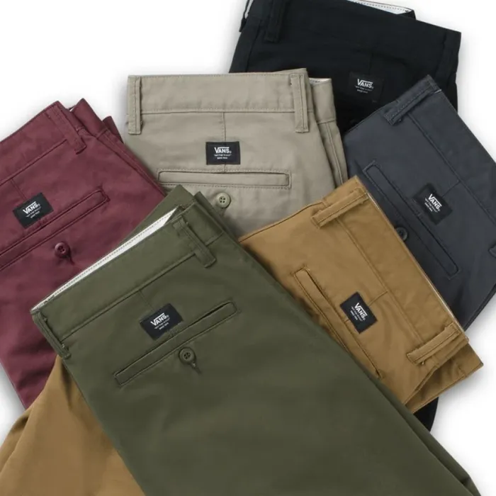 Pants and Denim Men Authentic Chino Stretch Pant Port Vans Pants and Denim Men Authentic Chino Stretch Pant Port Vans