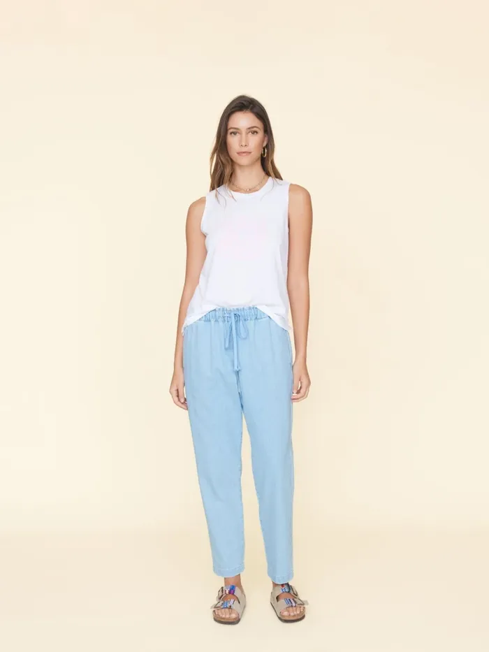 Pants and Jumpsuits Light Blue Rex Denim Pant XRENA Women