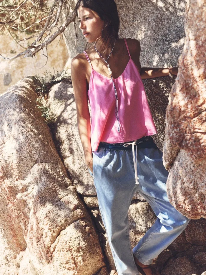 Pants and Jumpsuits Light Blue Rex Denim Pant XRENA Women