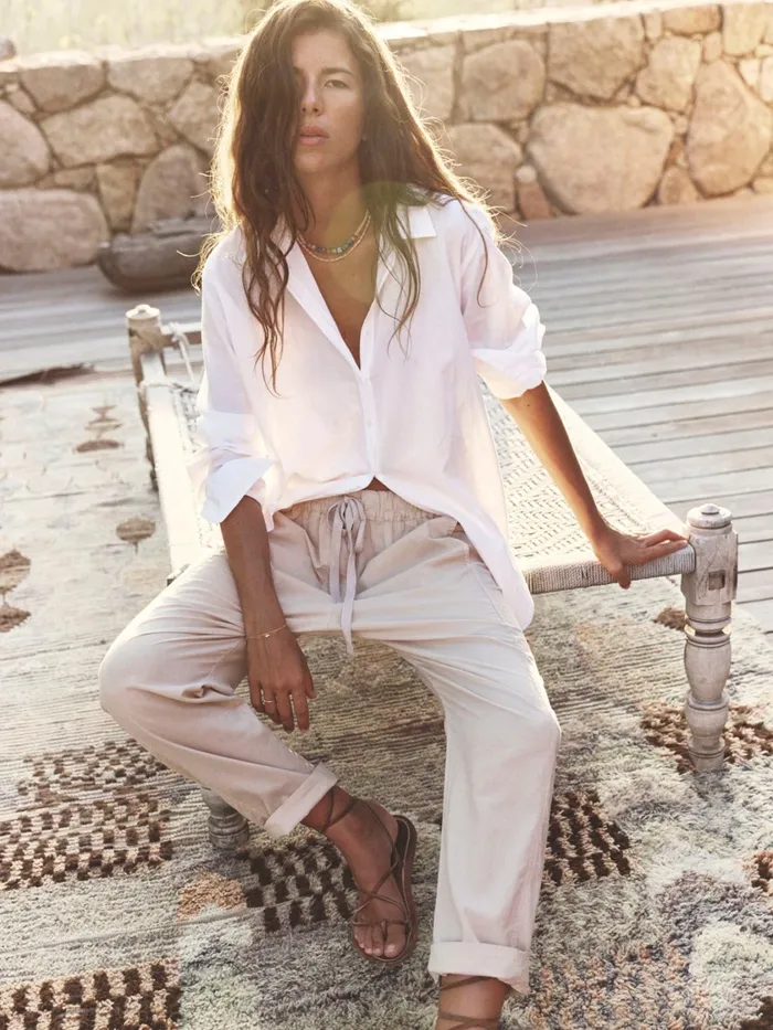 Pants and Jumpsuits Parchment Draper Pant XRENA Women