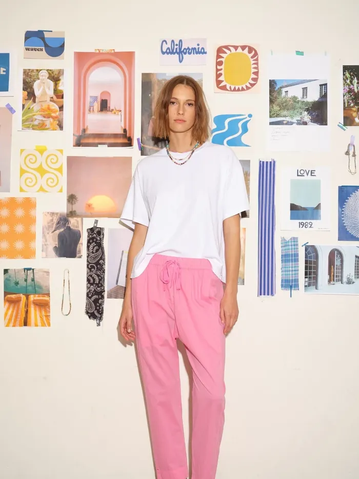 Pants and Jumpsuits Rose Pink Draper Pant 8211 XRENA Women