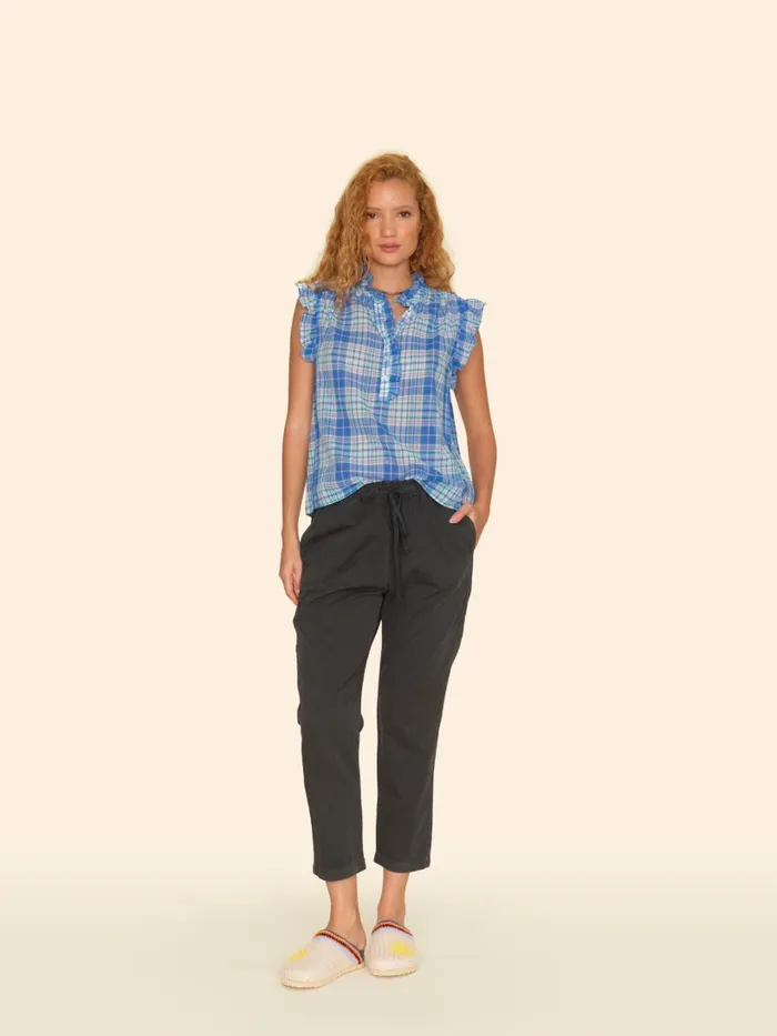 Pants and Jumpsuits Women Black Rex Twill Pant XRENA