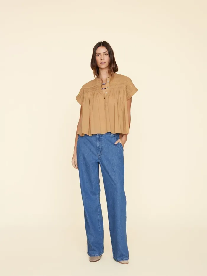 Pants and Jumpsuits Women Deep Indigo Garrett Denim Pant XRENA
