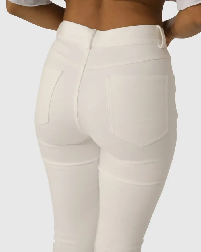 Pants and Skirts Women Belle and Bloom Skinny Dip Jeans 8211 White