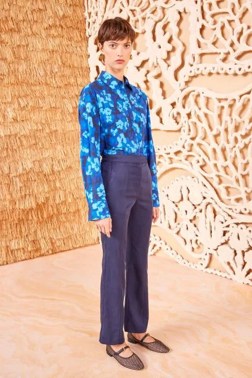 Pants And Jumpsuits Women Ulla Johnson Marte Pant Sapphire Pants And Jumpsuits Women Ulla Johnson Marte Pant Sapphire