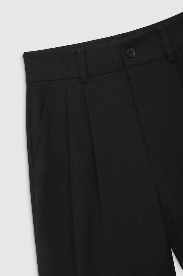 Pants Women ANINE BING Carrie Pant In Black Twill ANINE BING