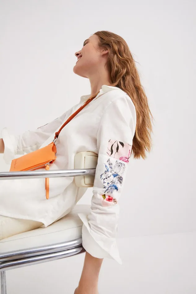 Patchwork Shirt Women Desigual Tops and Shirts