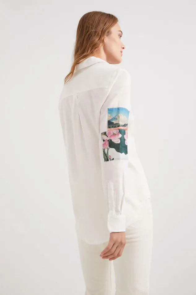 Patchwork Shirt Women Desigual Tops and Shirts
