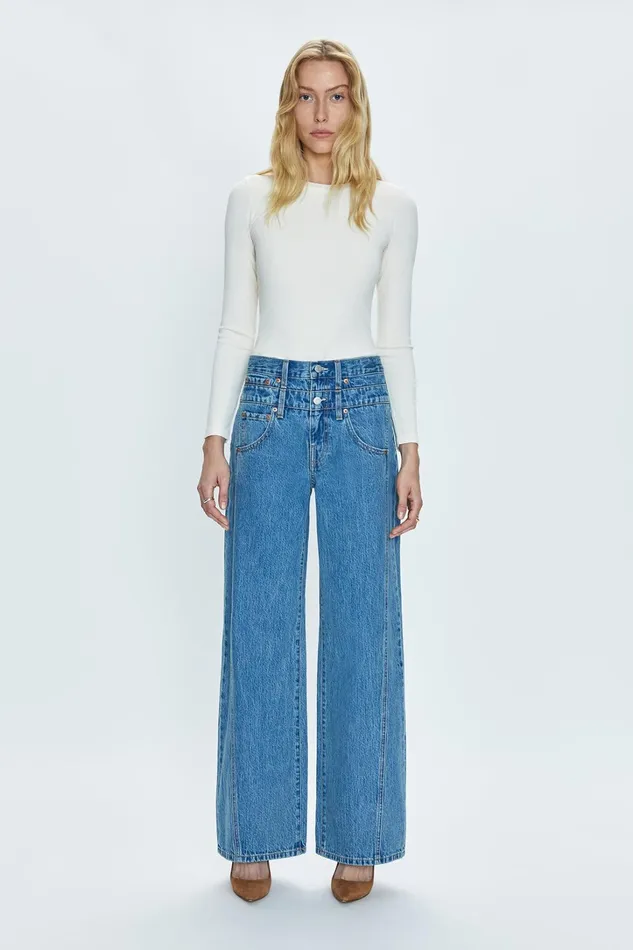 Pistola Denim Denim Women Caleb High Rise Stacked Waist Jean 8211 Venue