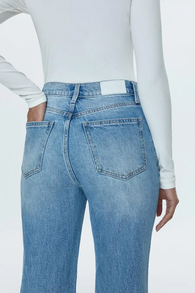 Pistola Denim Denim Women Cassie Super High Rise Straight Jean 8211 Fonda