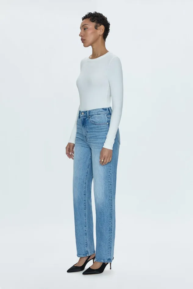 Pistola Denim Denim Women Cassie Super High Rise Straight Jean 8211 Fonda