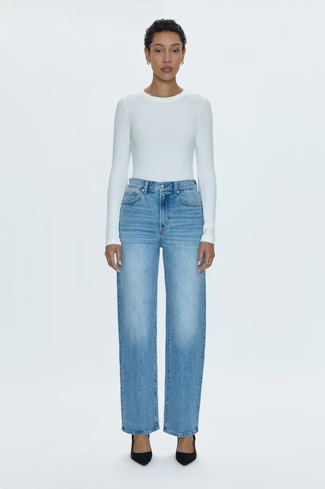 Pistola Denim Denim Women Cassie Super High Rise Straight Jean 8211 Fonda