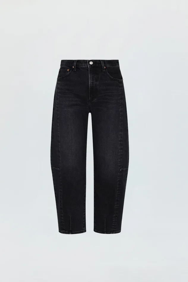 Pistola Denim Denim Women Eli High Rise Barrel Jean 8211 Dark Midnight