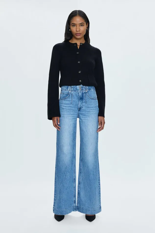 Pistola Denim Denim Women Lana High Rise Ultra Wide Jean 8211 Gallery