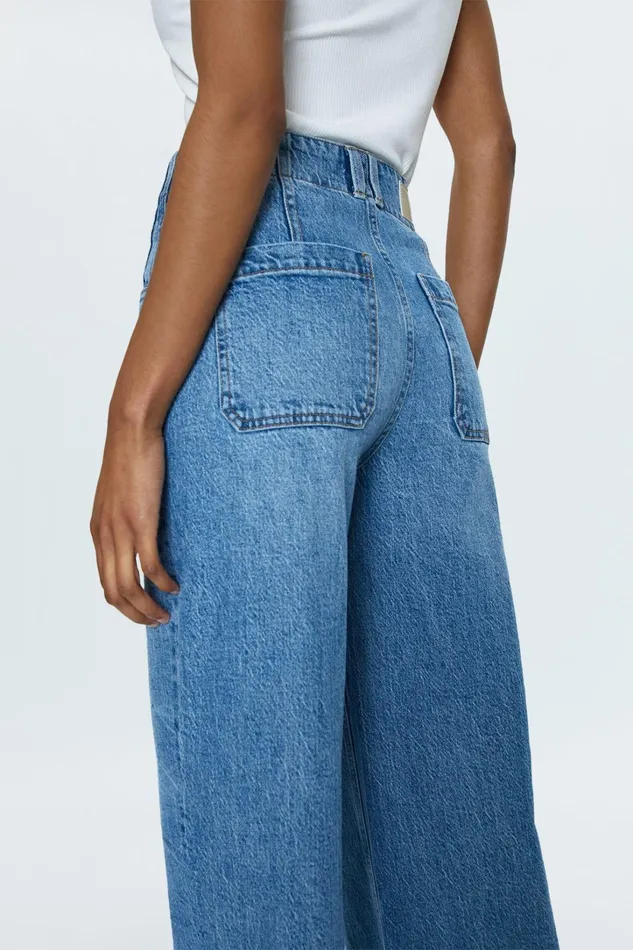 Pistola Denim Denim Women Lana High Rise Ultra Wide Jean 8211 Gallery