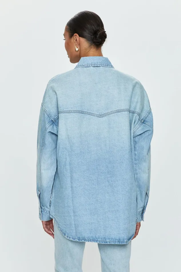 Pistola Denim Denim Women Mandy Western Shacket 8211 Radiant