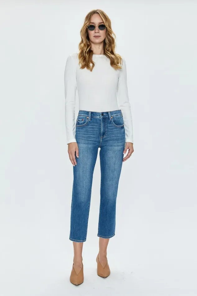 Pistola Denim Denim Women Monroe High Rise Slim Cigarette Jean 8211 Indio
