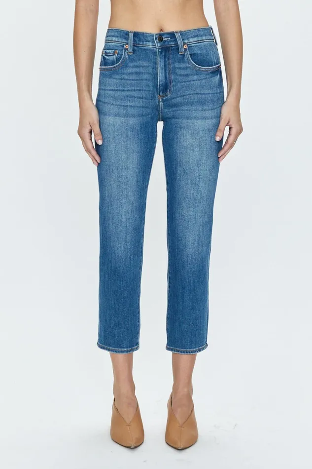 Pistola Denim Denim Women Monroe High Rise Slim Cigarette Jean 8211 Indio