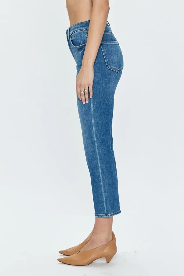Pistola Denim Denim Women Monroe High Rise Slim Cigarette Jean 8211 Indio